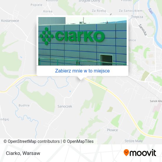 Mapa Ciarko