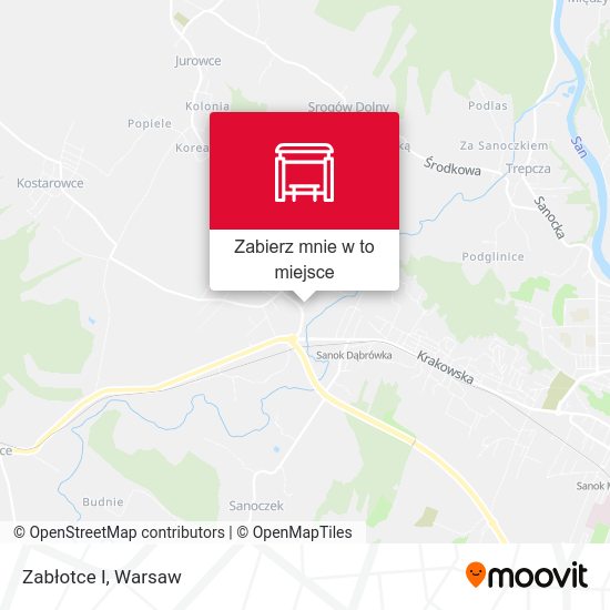 Mapa Zabłotce I