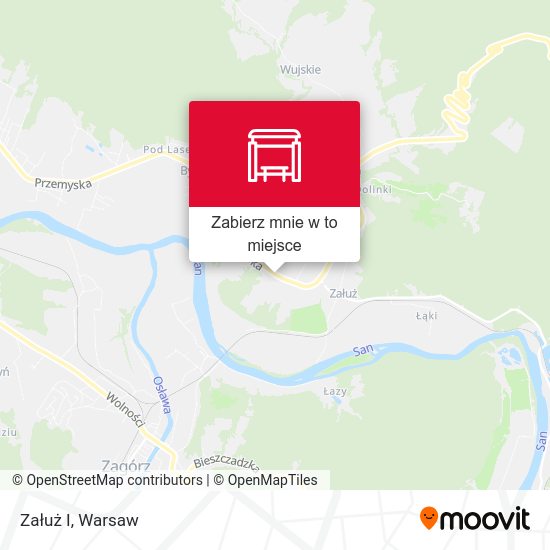 Mapa Załuż I