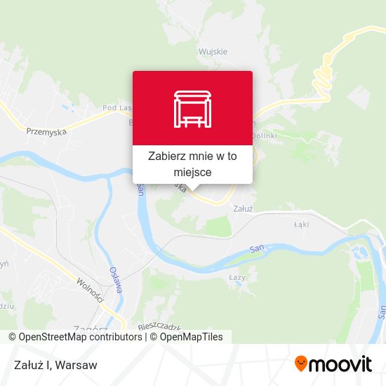 Mapa Załuż I