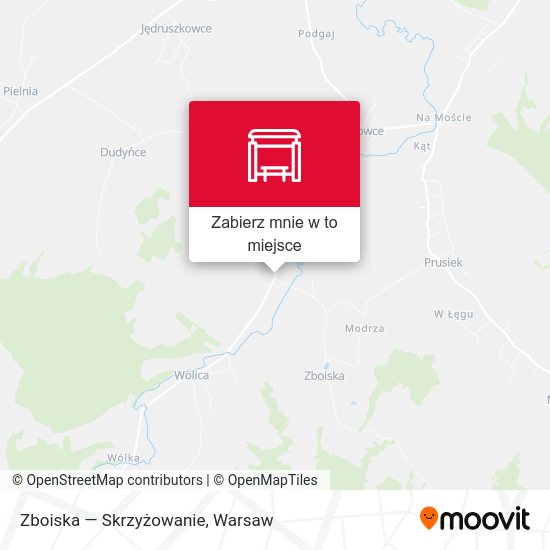 Mapa Zboiska — Skrzyżowanie