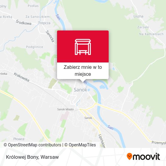 Mapa Królowej Bony