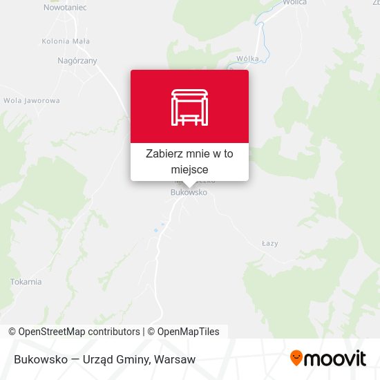 Mapa Bukowsko — Urząd Gminy