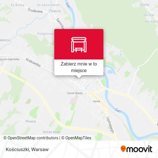 Mapa Kościuszki