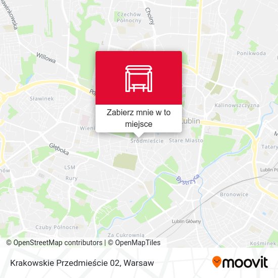 Mapa Krakowskie Przedmieście 02