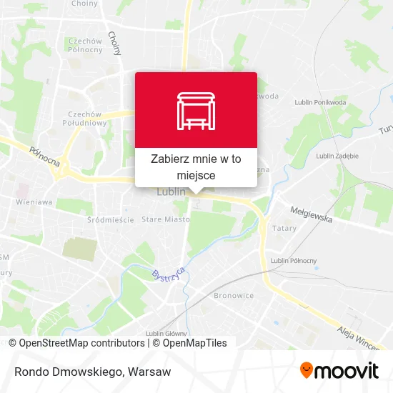 Mapa Rondo Dmowskiego