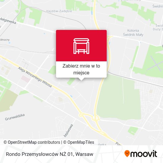 Mapa Rondo Przemysłowców NŻ 01