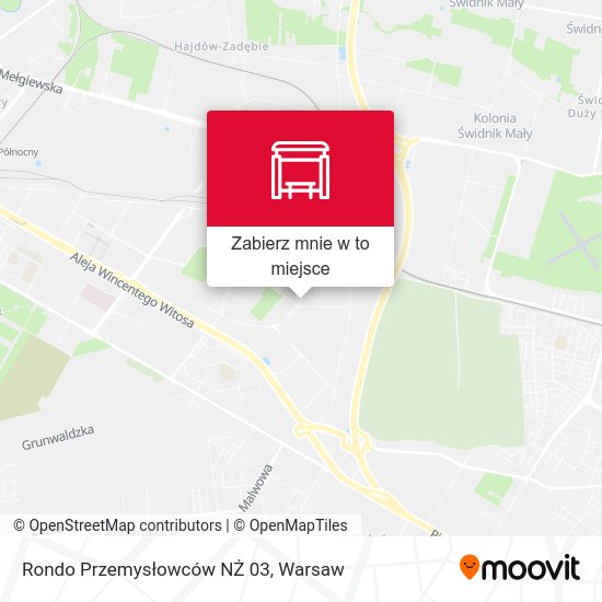 Mapa Rondo Przemysłowców NŻ 03