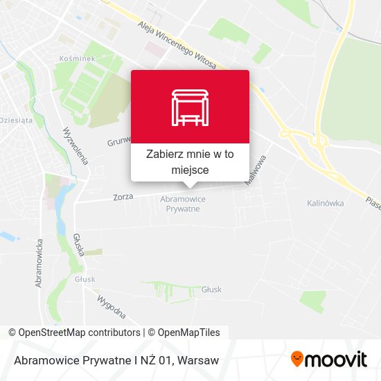 Mapa Abramowice Prywatne I NŻ 01