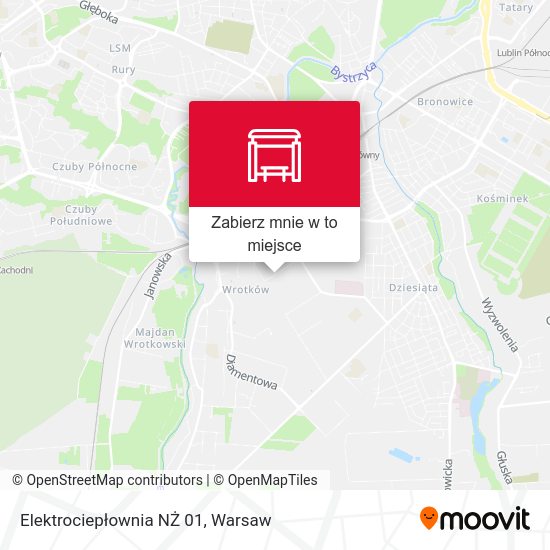 Mapa Elektrociepłownia NŻ 01