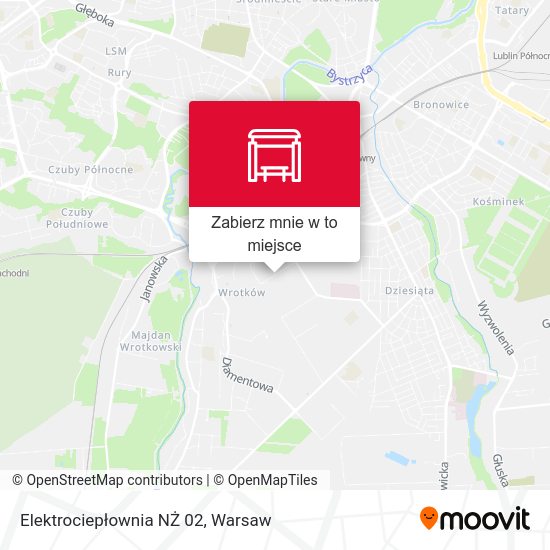 Mapa Elektrociepłownia NŻ 02