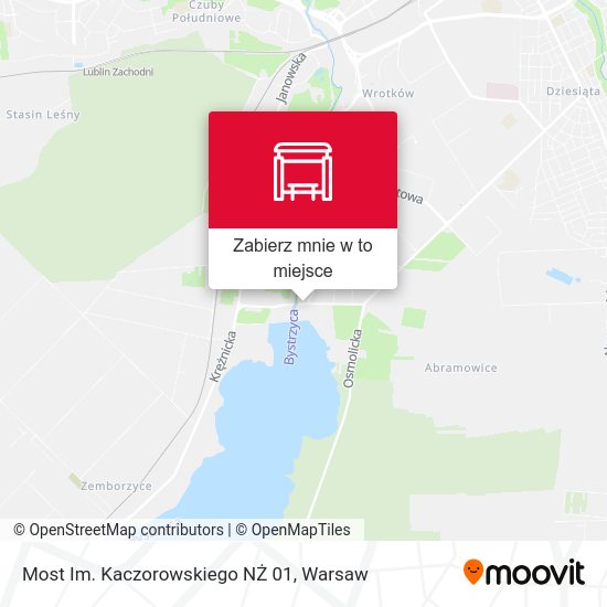 Mapa Most Im. Kaczorowskiego NŻ 01