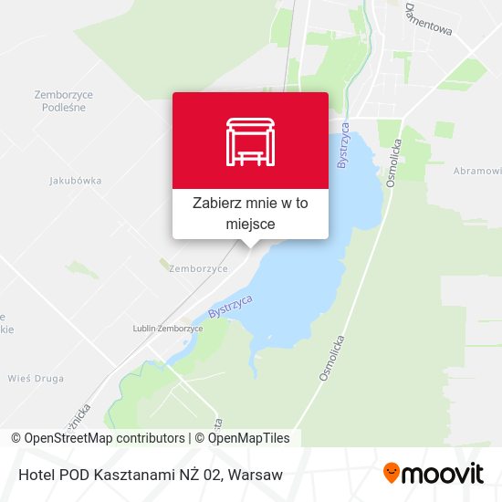 Mapa Hotel POD Kasztanami NŻ 02