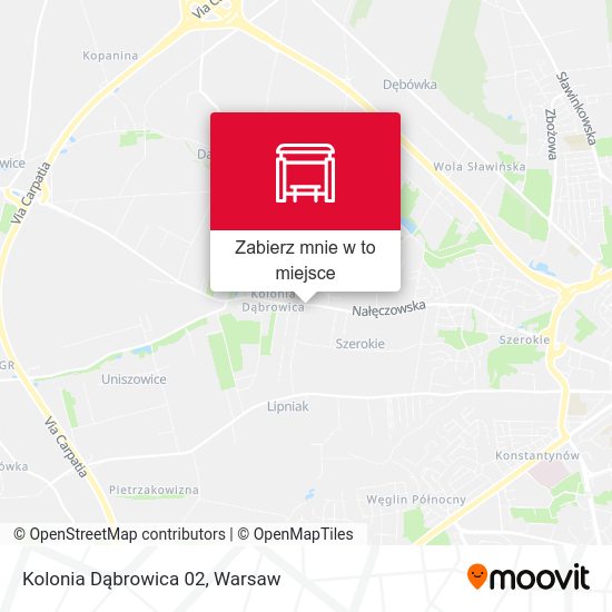 Mapa Kolonia Dąbrowica 02