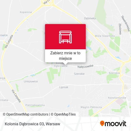 Mapa Kolonia Dąbrowica 03