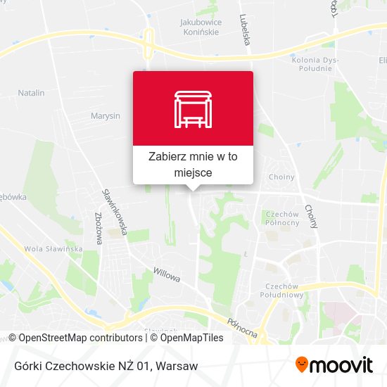 Mapa Górki Czechowskie NŻ 01