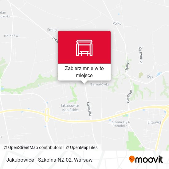 Mapa Jakubowice - Szkolna NŻ 02