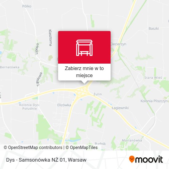 Mapa Dys - Samsonówka NŻ 01