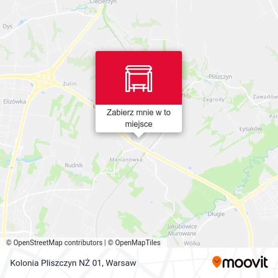 Mapa Kolonia Pliszczyn NŻ 01