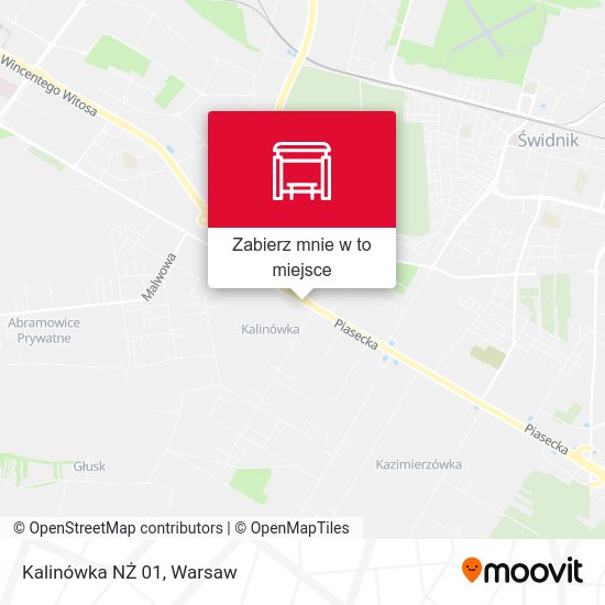 Mapa Kalinówka NŻ 01