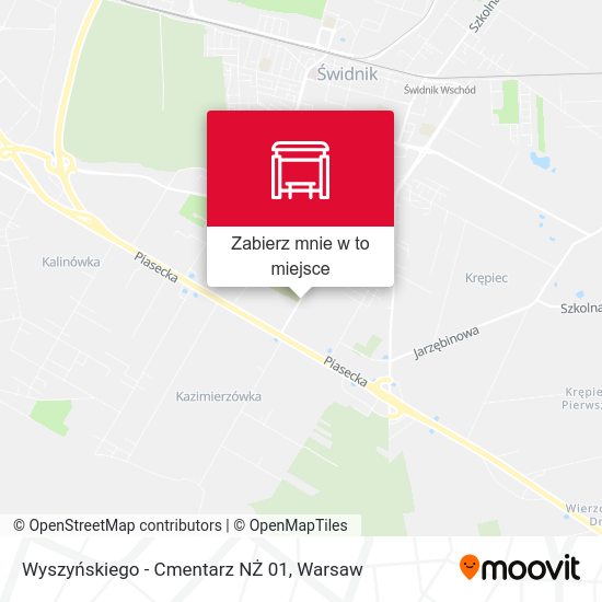 Mapa Wyszyńskiego - Cmentarz NŻ 01