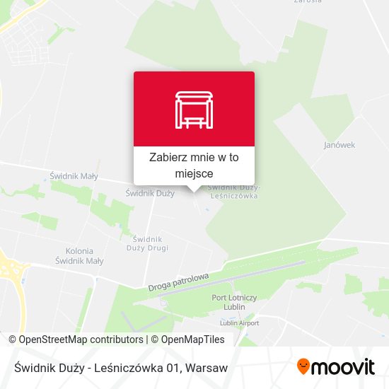 Mapa Świdnik Duży - Leśniczówka 01