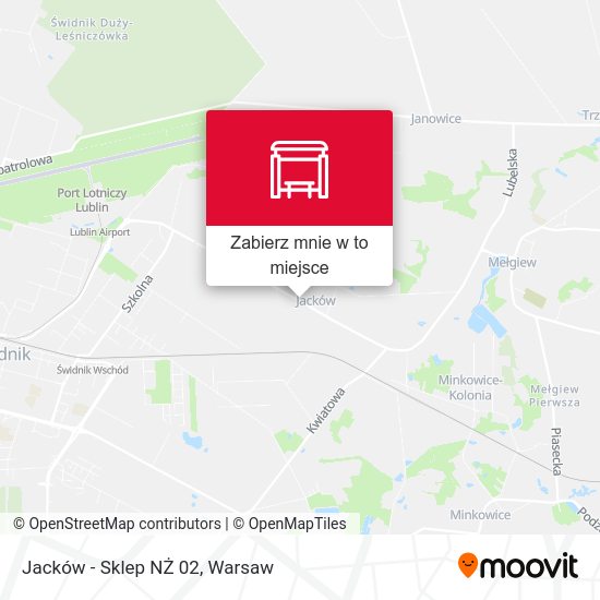 Mapa Jacków - Sklep NŻ 02