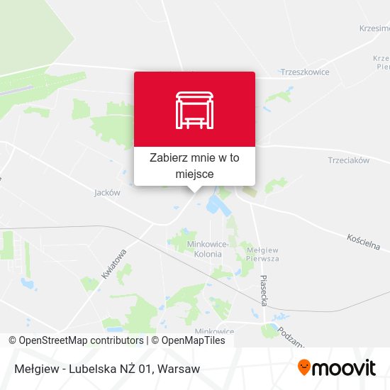 Mapa Mełgiew - Lubelska NŻ 01