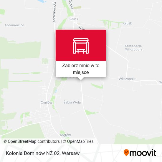 Mapa Kolonia Dominów NŻ 02