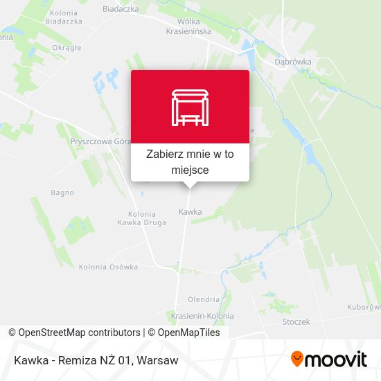 Mapa Kawka - Remiza NŻ 01