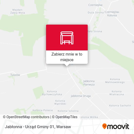 Mapa Jabłonna - Urząd Gminy 01