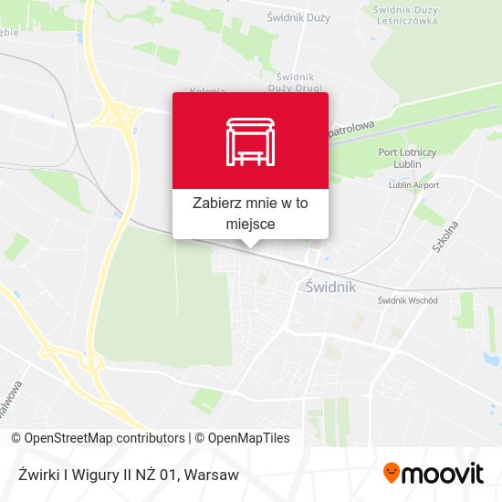 Mapa Żwirki I Wigury II NŻ 01