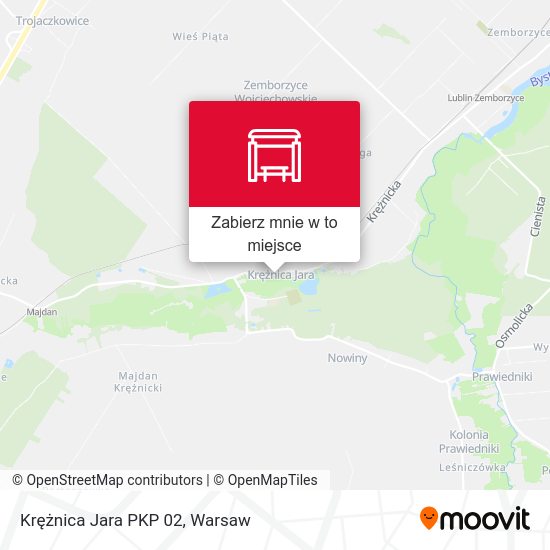 Mapa Krężnica Jara PKP 02