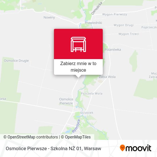 Mapa Osmolice Pierwsze - Szkolna NŻ 01