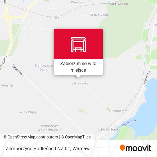 Mapa Zemborzyce Podleśne I NŻ 01