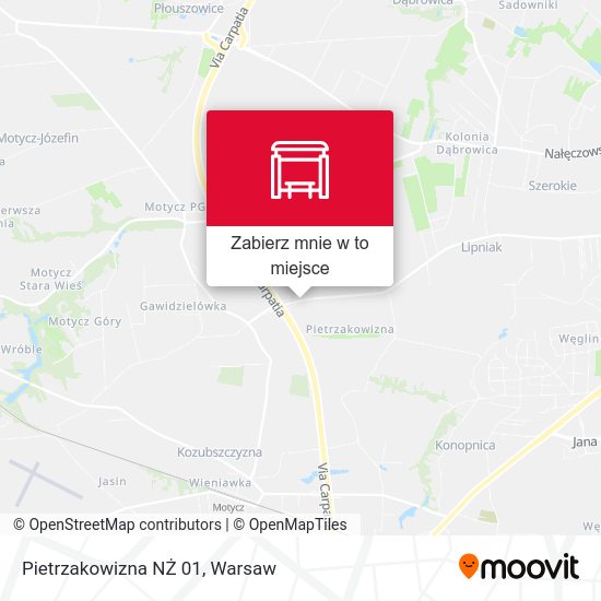 Mapa Pietrzakowizna NŻ 01