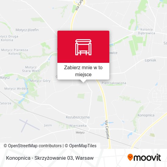 Mapa Konopnica - Skrzyżowanie 03