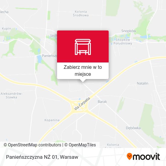 Mapa Panieńszczyzna NŻ 01