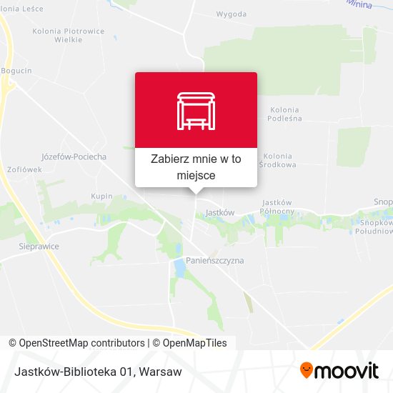 Mapa Jastków-Biblioteka 01