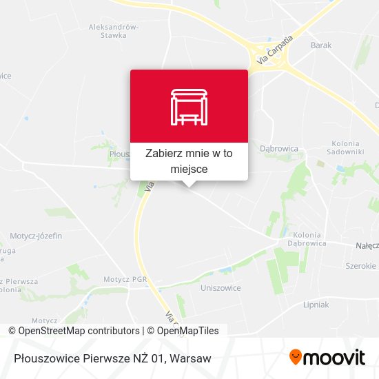 Mapa Płouszowice Pierwsze NŻ 01