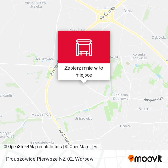 Mapa Płouszowice Pierwsze NŻ 02