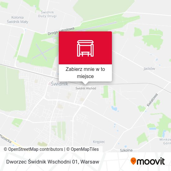 Mapa Dworzec Świdnik Wschodni 01