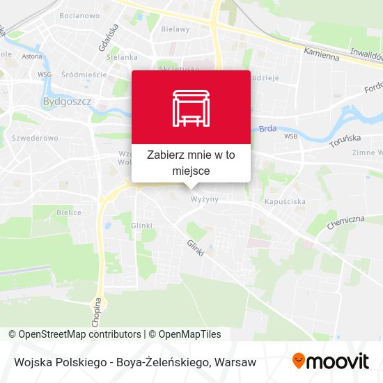 Mapa Wojska Polskiego - Boya-Żeleńskiego