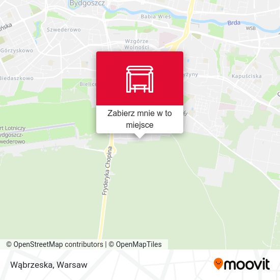 Mapa Wąbrzeska