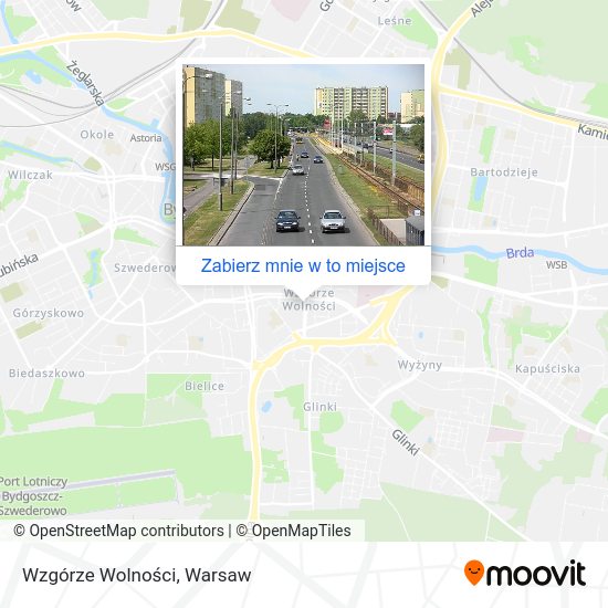 Mapa Wzgórze Wolności