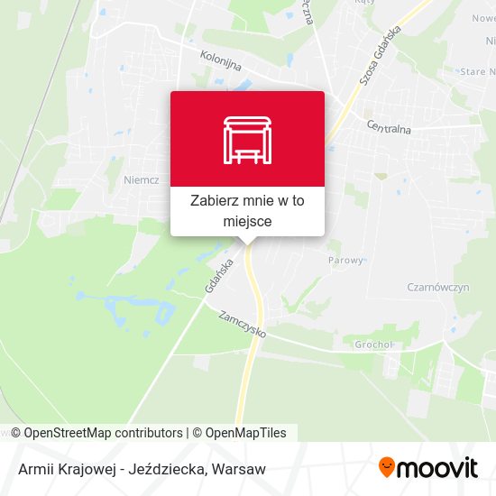 Mapa Armii Krajowej - Jeździecka