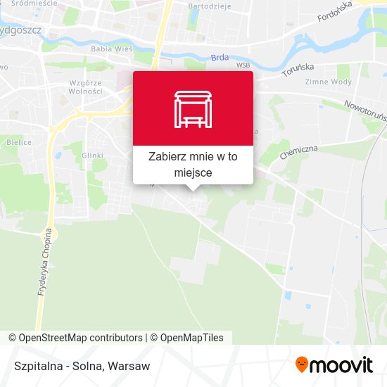 Mapa Szpitalna - Solna