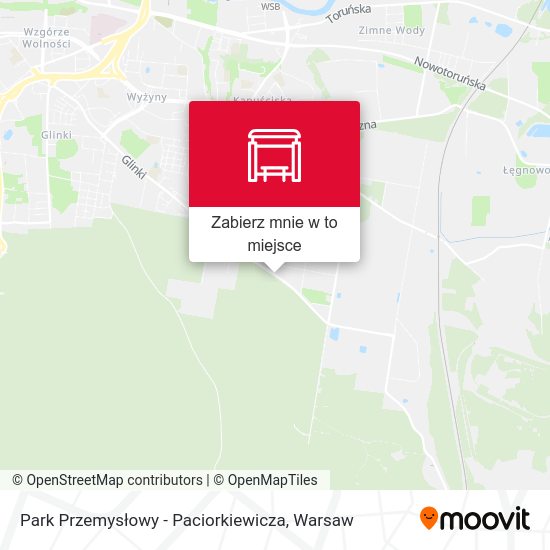 Mapa Park Przemysłowy - Paciorkiewicza