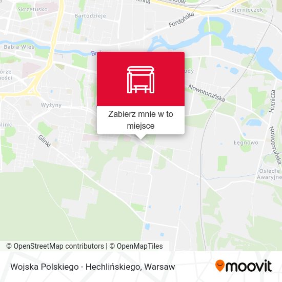 Mapa Wojska Polskiego - Hechlińskiego