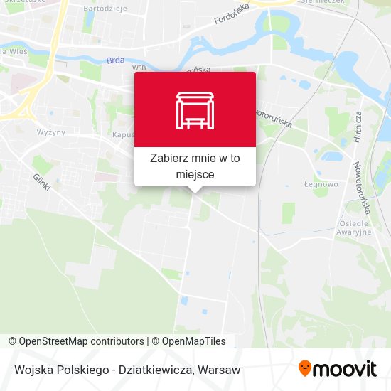 Mapa Wojska Polskiego - Dziatkiewicza